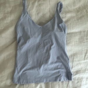 Lululemon Blue Full-Length Align Top